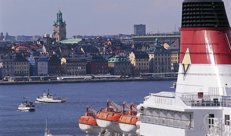Gabriella i Stockholms hamn, foto: Peter Karlsson, Viking Line. 