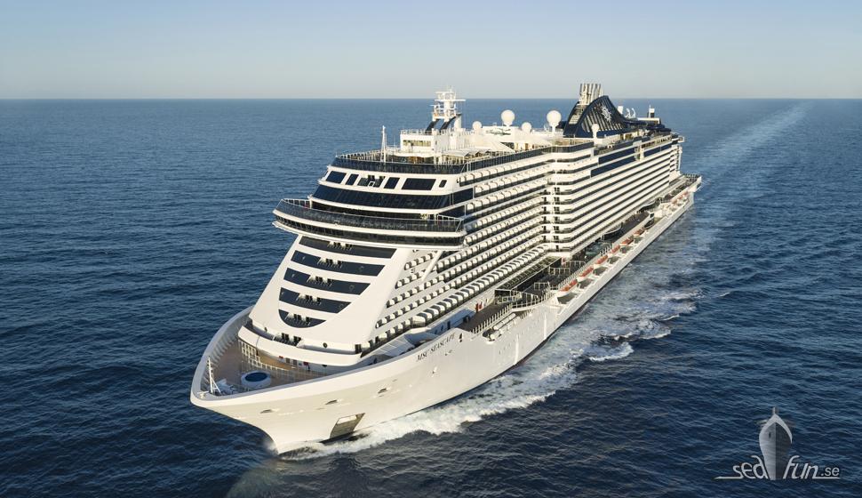 MSC Cruises fartyg och destinationer vintern 2022-2023
