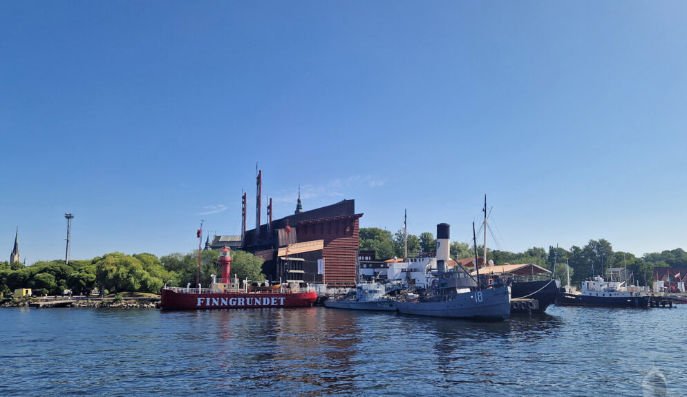 Vasamuséet sett från havet